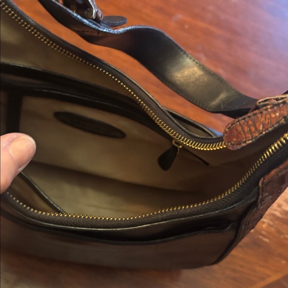 Brahmin Black and Brown Women’s Messenger Bag - Picture 5 of 5